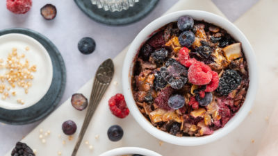 oats with nuts and fruit
