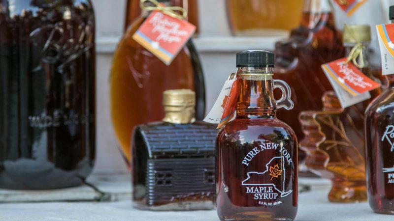 maple syrup bottles