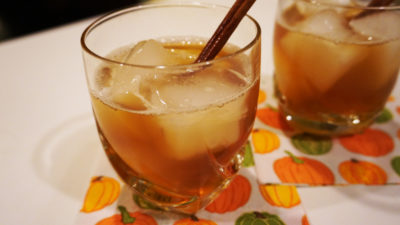 cider and maple old fashioned